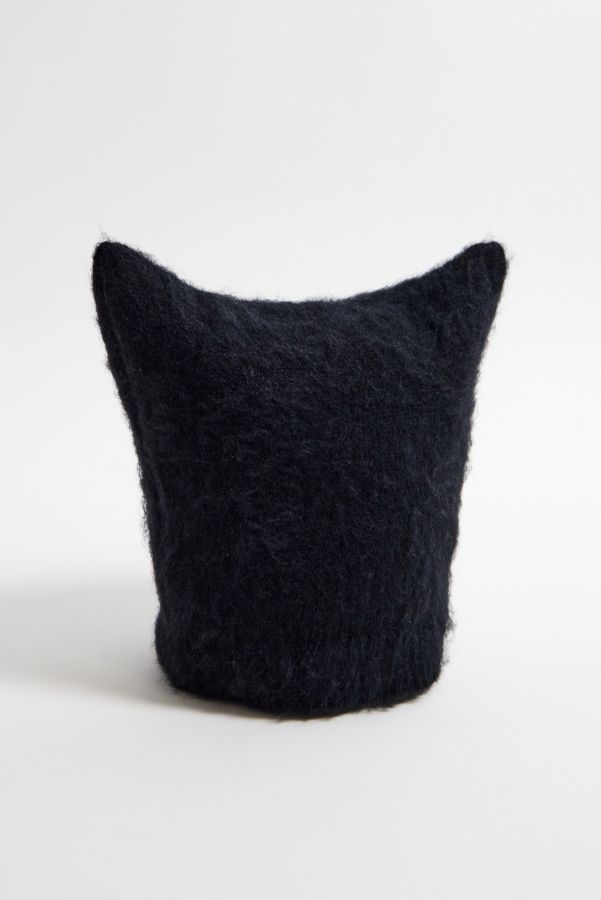 Slide View: 3: UO Brushed Ears Knit Beanie