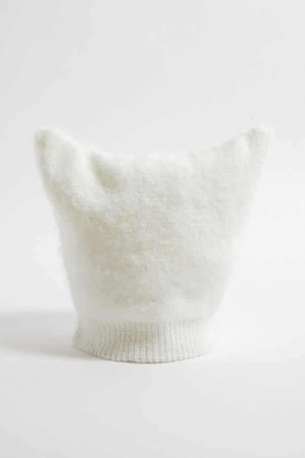 Slide View: 2: UO Brushed Ears Knit Beanie