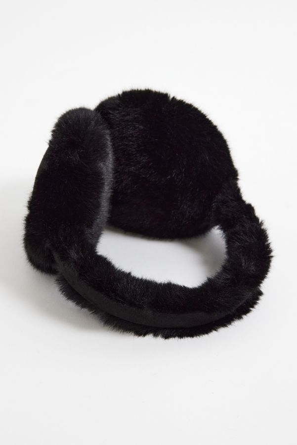 Slide View: 4: UO Adjustable Shearling Trim Ear Muffs