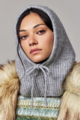 UO Flat Knit Hood