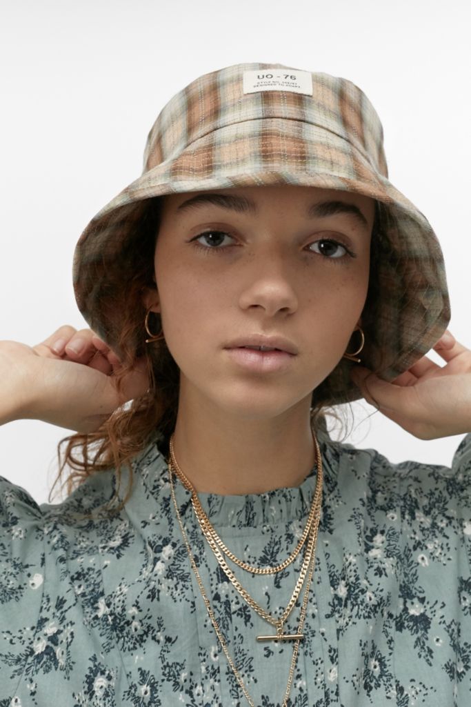 UO Check Bucket Hat | Urban Outfitters UK