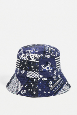 patchwork bucket hat