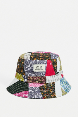 patchwork bucket hat