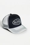 Von Dutch Black & White Contrast Trucker Hat | Urban Outfitters UK