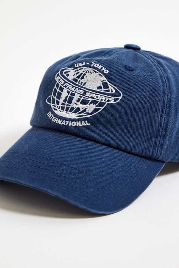 Vista de diapositivas: 3: iets frans... Globe Embroidered Cap