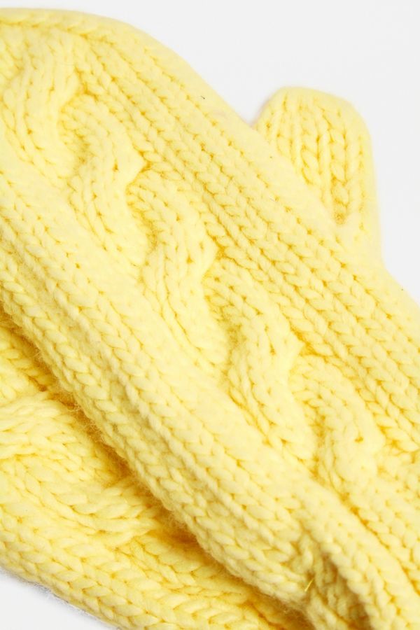 UO Knit String Mittens Urban Outfitters UK