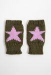 Thumbnail View 2: UO Star Chunky Knit Fingerless Gloves