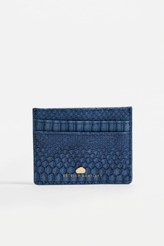 Estella Bartlett Blue Python Cardholder Wallet | Urban Outfitters UK