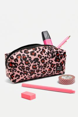 leopard print pencil case