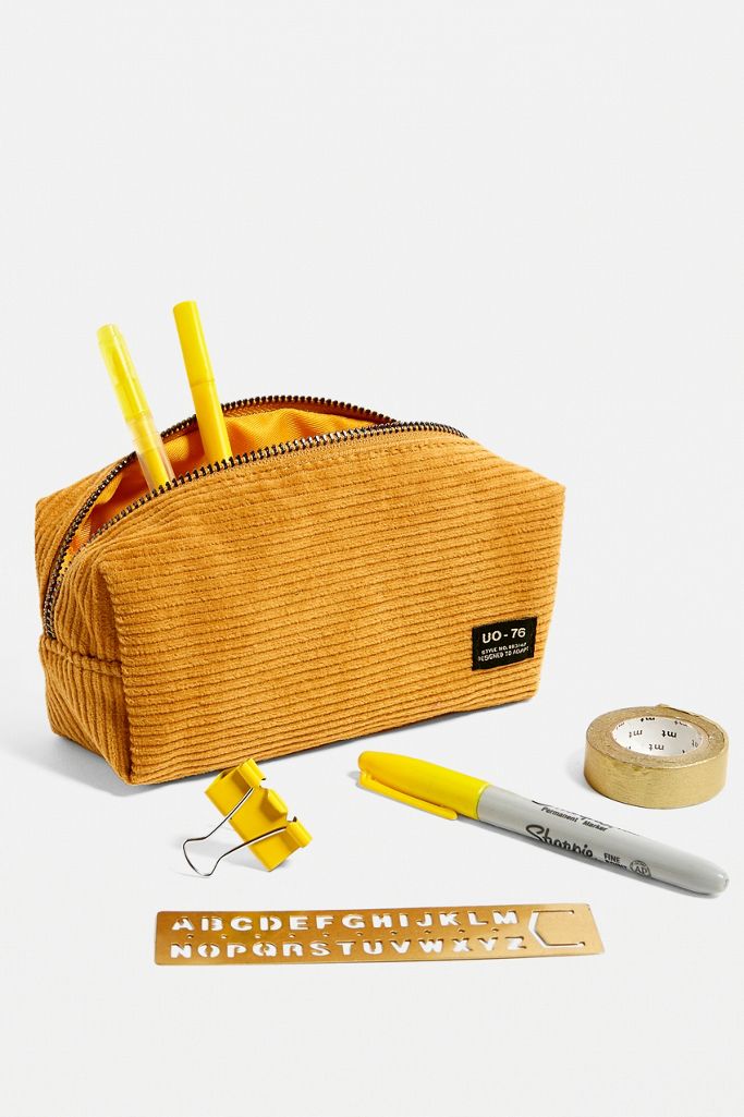 UO Corduroy Pencil Case Urban Outfitters UK