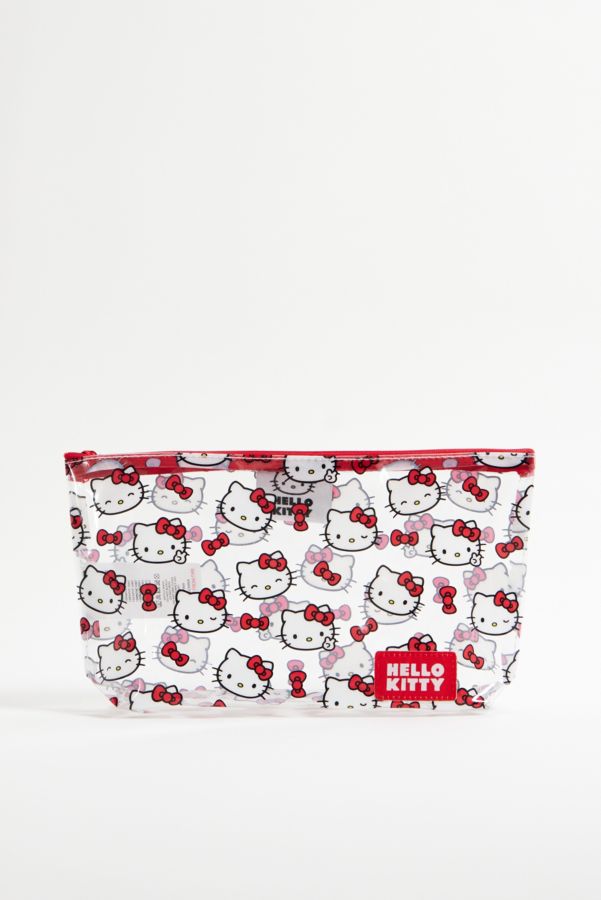 Vista diapositiva: 1: Borsa per il Trucco Trasparente Hello Kitty di Daisy Street