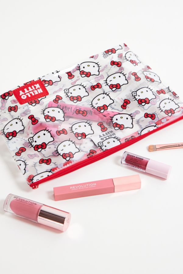 Vista diapositiva: 2: Borsa per il Trucco Trasparente Hello Kitty di Daisy Street