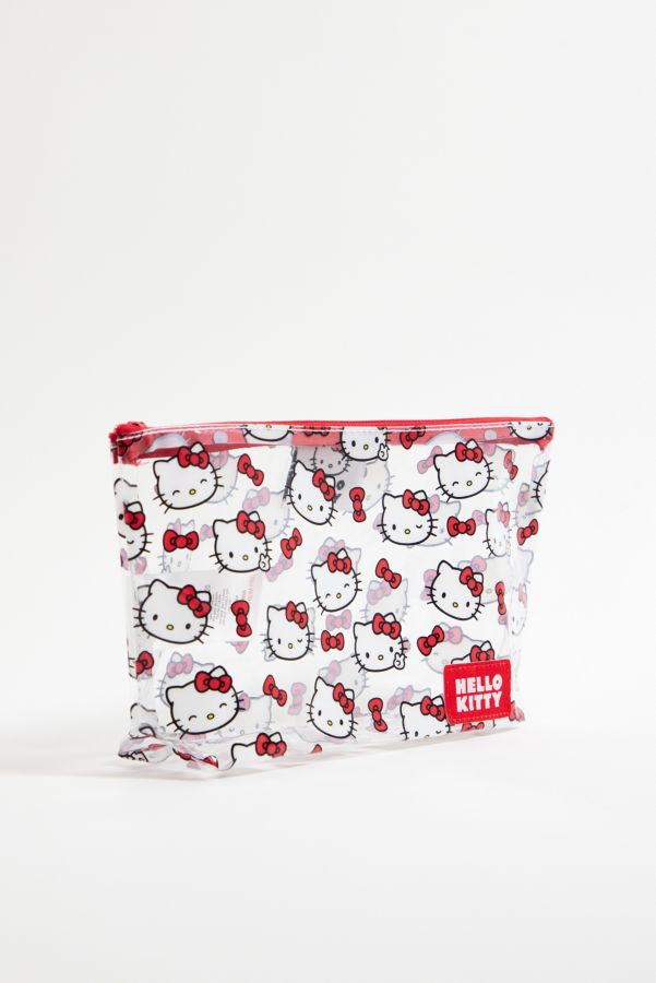 Vista diapositiva: 3: Borsa per il Trucco Trasparente Hello Kitty di Daisy Street