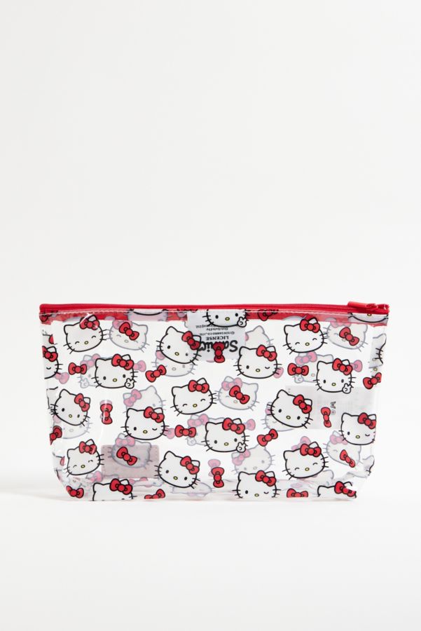 Vista diapositiva: 4: Borsa per il Trucco Trasparente Hello Kitty di Daisy Street