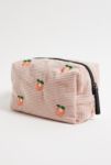 Thumbnail View 4: UO Peach Novelty Corduroy Makeup Bag