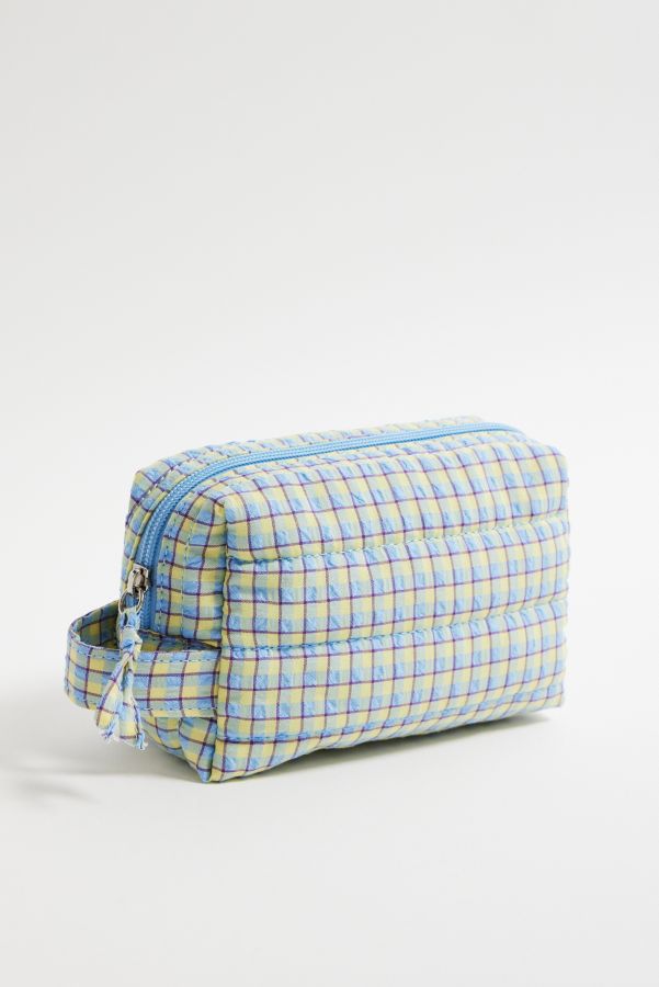 Slide View: 4: Gingham Makeup Bag