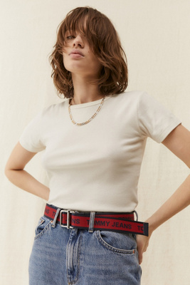 tommy jeans webbed belt