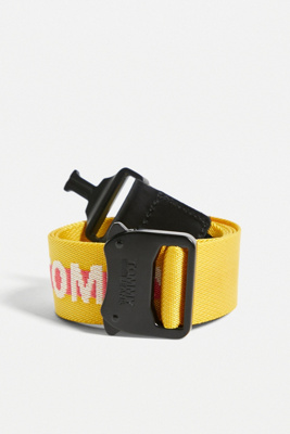 tommy jeans belt yellow