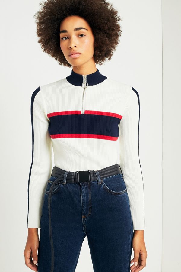 Black Puffy Vinyl Ski Belt Urban Outfitters UK