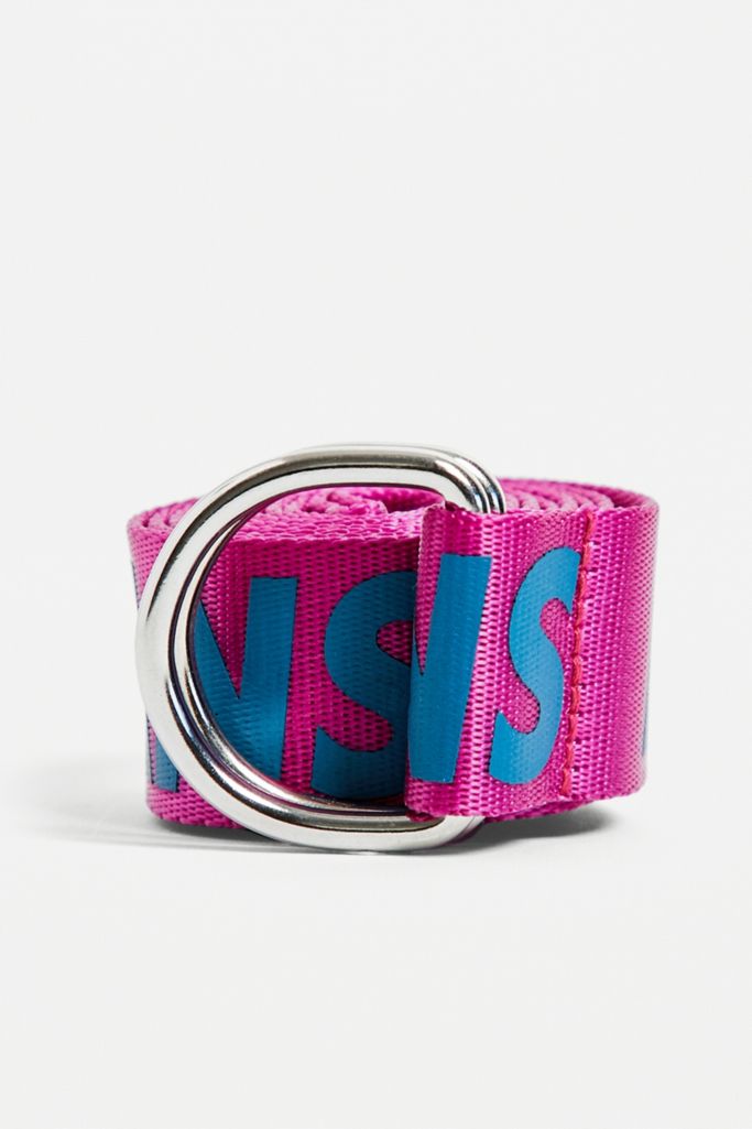 iets frans... Blowout Logo Webbing Belt | Urban Outfitters UK