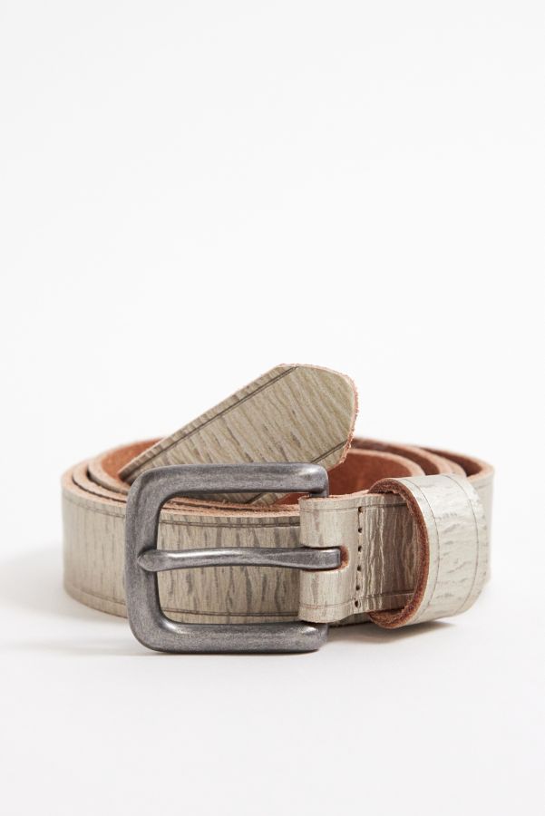 Slide View: 2: UO Metallic Leather Belt