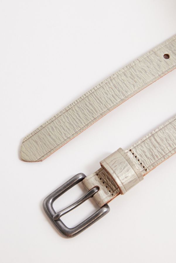 Slide View: 3: UO Metallic Leather Belt