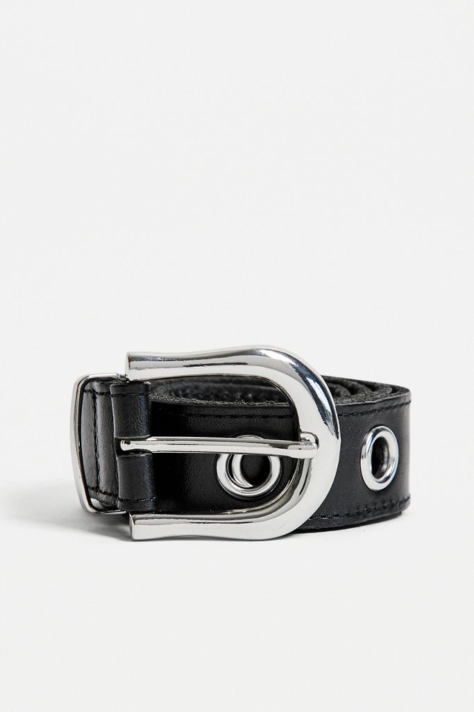 UO Single Eyelet Leather Belt Urban Outfitters UK