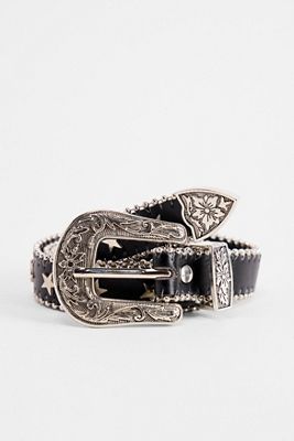 UO Sternösen Skinny Gürtel aus Kunstleder