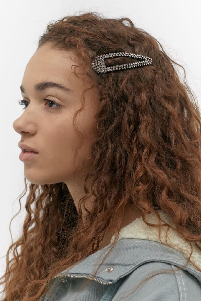 Perfection Rhinestone Hair Clip | Urban Outfitters UK