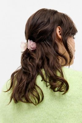 UO Rose Claw Clip