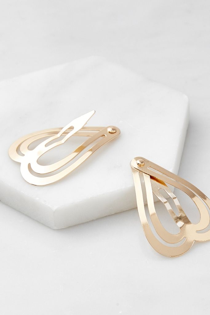 Heart Hair Clips Urban Outfitters UK