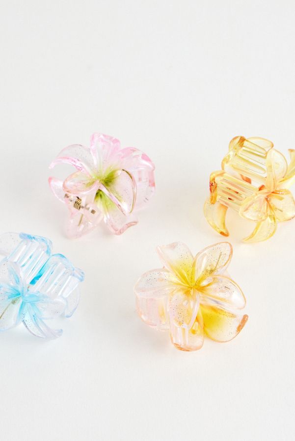 Vista de diapositivas: 3: Mini Clips de Flores para el Cabello Paquete de 4