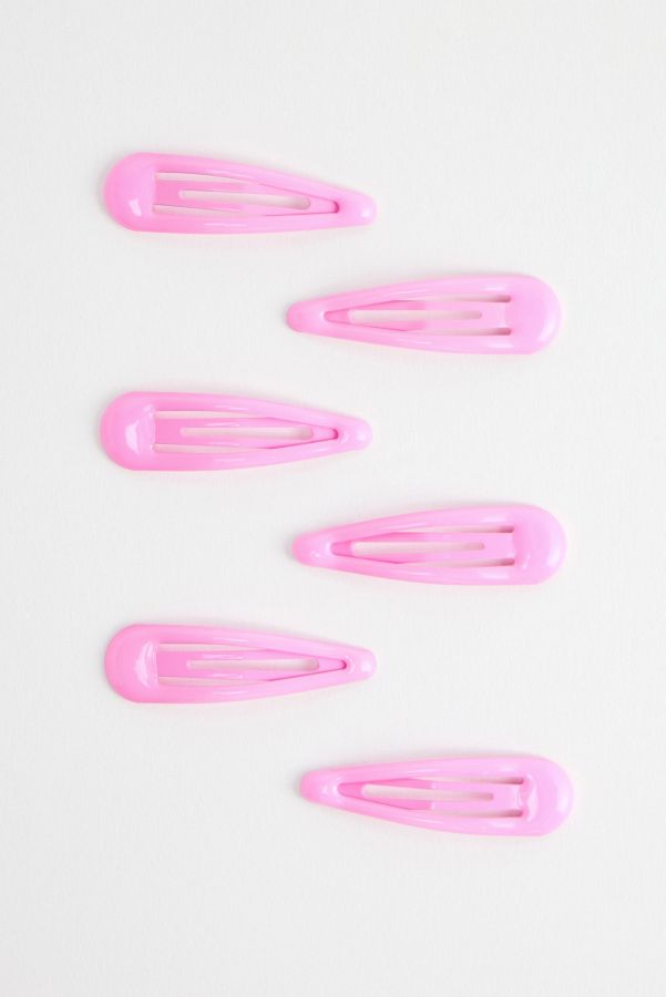 Slide View: 3: Pink Snap Clips 6-Pack