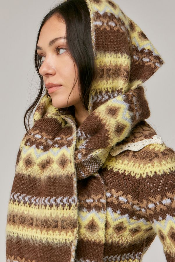 Slide View: 2: UO Fairisle Scarf