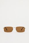 Thumbnail View 2: UO Jen Metal Rectangle Sunglasses