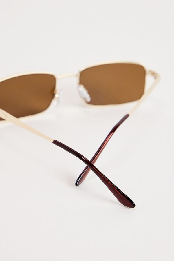 Vista diapositiva: 3: UO Jen Metal Rectangle Sunglasses