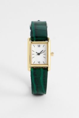 Orologio Verde Croc Silence + Noise