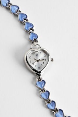 Silence + Noise Baby Blue Heart Watch