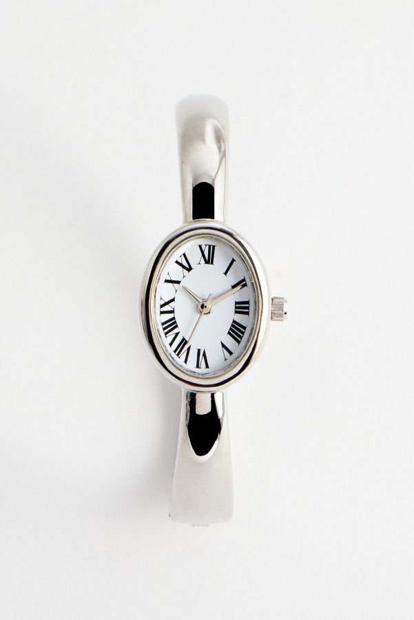 Slide View: 1: Silence + Noise Clean Cuff Round Watch