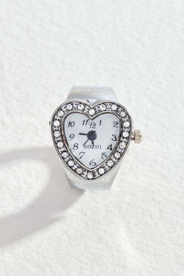 Slide View: 1: UO Heart Watch Ring