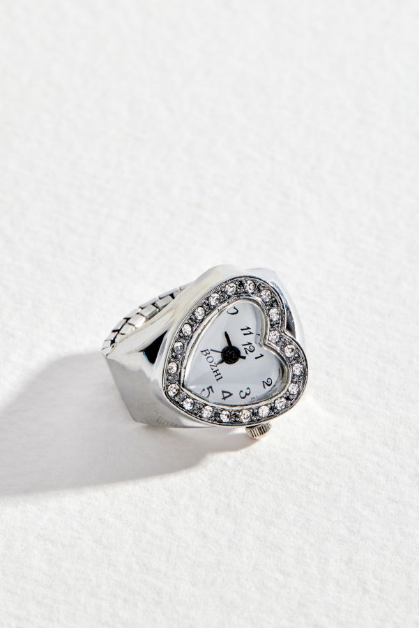 Slide View: 2: UO Heart Watch Ring