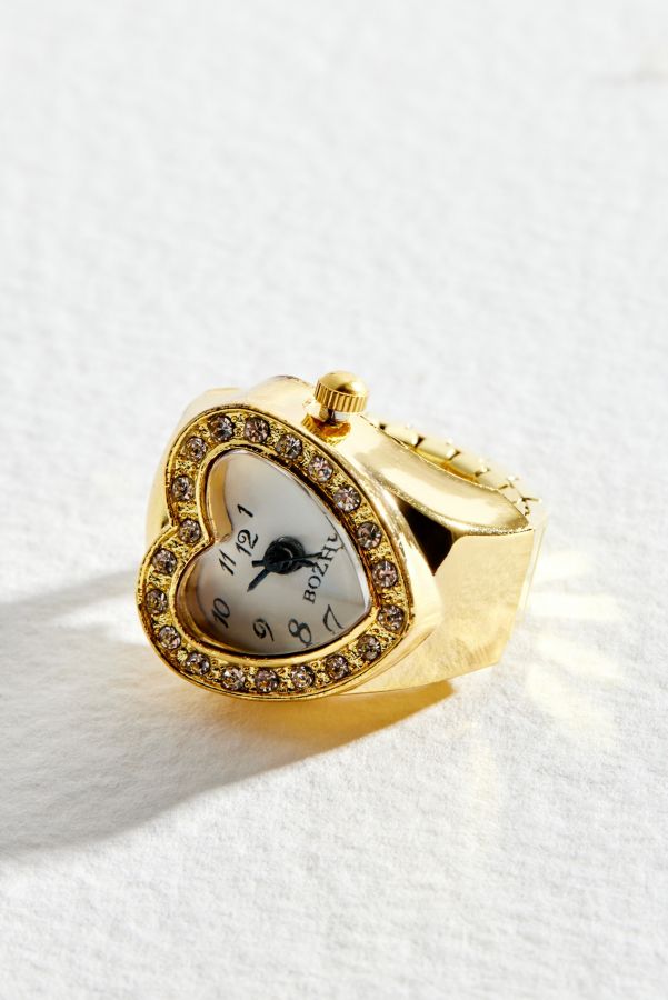 Slide View: 2: UO Heart Watch Ring