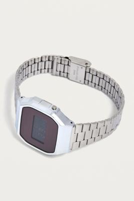 casio vintage mirror face watch