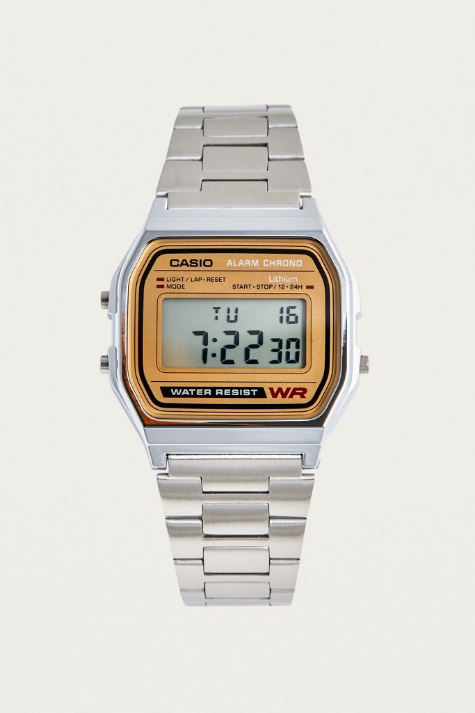 Casio Digital Vintage Silver Watch | Urban Outfitters UK