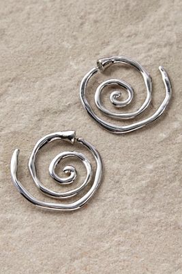 Silence + Noise Molten Spiral Ohrringe