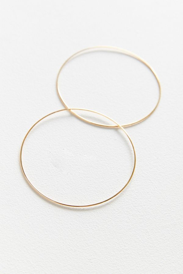 Créoles Plaquées Or 18k Et Verre De Bohème Violet – Création Unique Atelier Lunaire