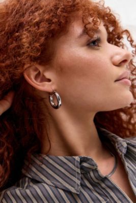 Silence + Noise Chunky Hoop Earrings