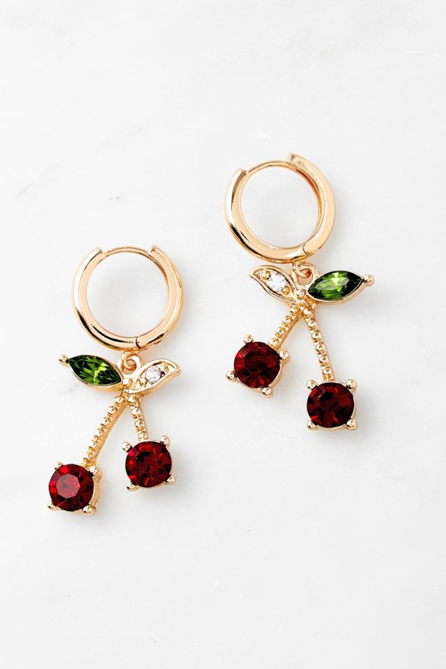 Cherry Drop Earrings | Urban Outfitters UK