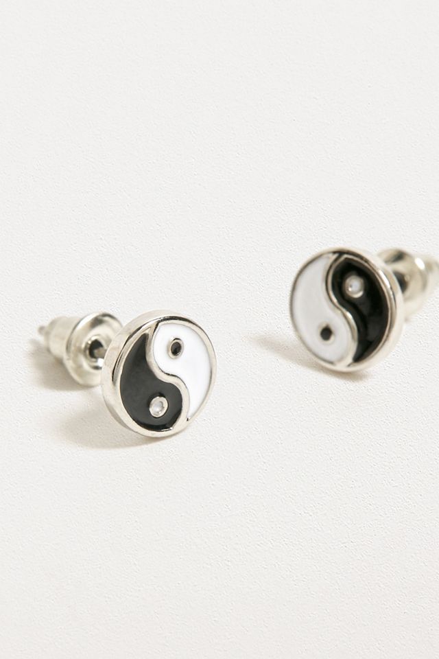 Yin Yang Stud Earrings Urban Outfitters UK