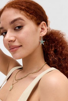 Silence + Noise Sternohrringe mit Ätzung